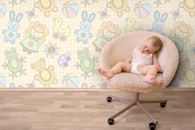 Children's Pattern Wallpapers / Rice Paper / Contemporary / Printed ...