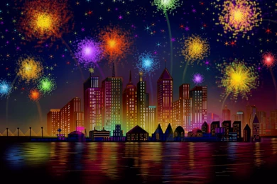 Illustration Celebration Of July Fourth Wallpapers 1680x1050 NO.5 ...