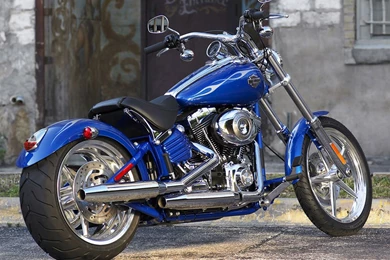 Blue Harley Davidson Bike Wallpapers