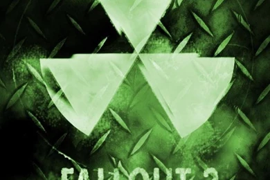 SuperHD.pics: Fallout Fallout 3 Green Logos Metal Desktop Bakcgrounds