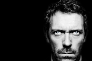 Gregory House House M D Hugh Laurie Tv Grayscale Wallpapers ...