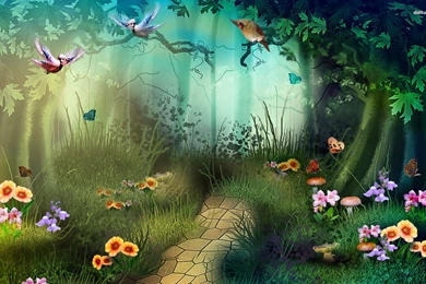Forest Cartoon Backgrounds