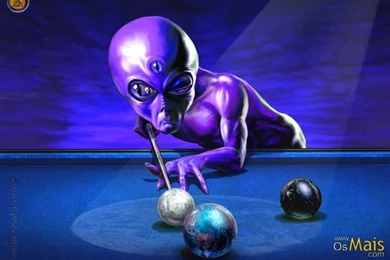 OsMais.com Papel De Parede ET Jogando Sinuca De Planetas Papel ...