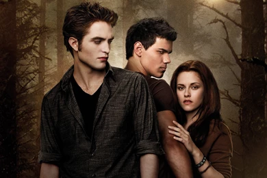 The Twilight New Moon Movie Jacon Edward Bella Desktop Wallpapers ...