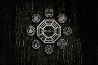 Dharma Logo With Stations On Snake Skin : Desktop And Mobile ...