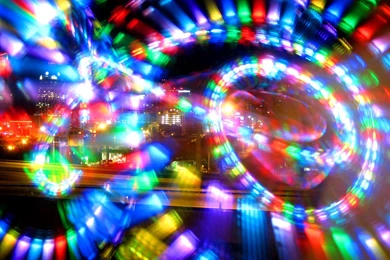 Green Rave Lights Backgrounds