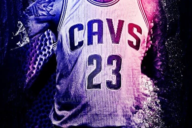 King James Cleveland Cavaliers Artist Painting By Illmatica On ...