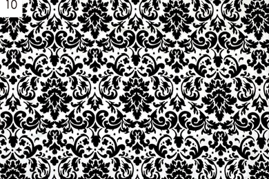 Damask Black And White Wallpapers
