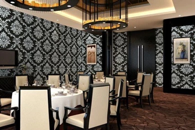 Popular Black White Damask Wallpaper Buy Cheap Black White Damask ...