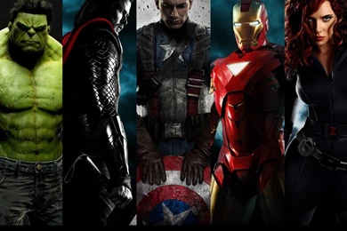 Wallpapers Iron Man Thor Hulk The Avengers Captain America ...
