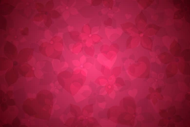 Download Wallpapers 1280x800 Background, Hearts, Flowers, Graphic ...