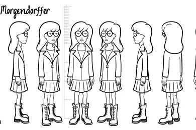 Sc's Daria Model Sheet Coloured By Otfs On DeviantArt