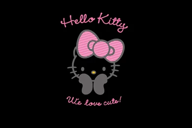 Free Black Hello Kitty Wallpapers Widescreen