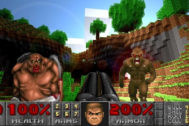 DOOM In MINECRAFT Wallpapers By Wolfscream93 On DeviantArt