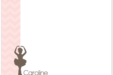 Ballet Girl Flat Notecards