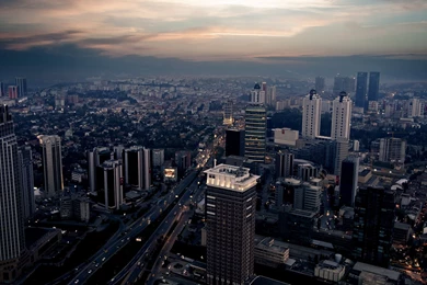 Download Wallpapers 3840x2160 City, Night, Top View, Skyscrapers ...