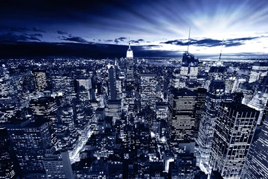 Wallpapers Amazing Night Landscape City Metropolis   1920 X 1200 ...