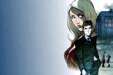 Doctor Who Rose Tyler Tardis Tenth Doctor Fan Art Wallpapers ...