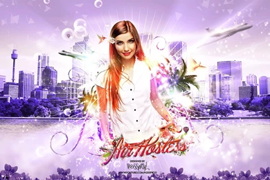 WALLPAPER AIR HOSTESS BY H2SSPROD By H2SSPROD On DeviantArt