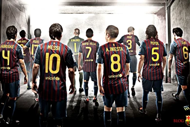 Fc Barcelona Team Hd Wallpapers