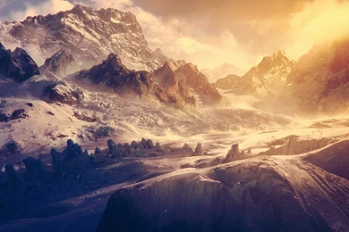 Mountain, Landscape, Nature, Snow, Sunlight   HD Wallpapers