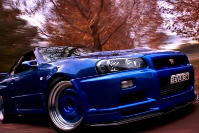 Nissan Skyline GTR HD 1280x720