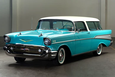 1957 Chevrolet Bel Air Nomad Retro Stationwagon H Wallpapers ...