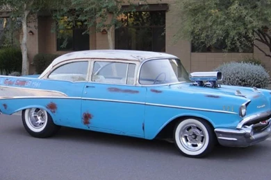 1957 CHEVROLET BEL AIR WALLPAPER   (