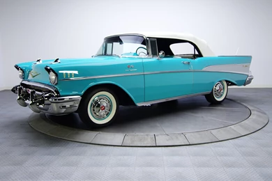 1957 Chevrolet Bel Air Convertible Fuel Injection 2434 1067D Retro ...