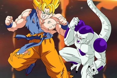 RePin Image: Wallpapers Goku Vs Frieza By On Pinterest