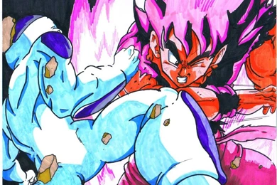 DeviantArt: More Like GOKOU VS VEGETA LAST BATTLE By Jeffbedash325