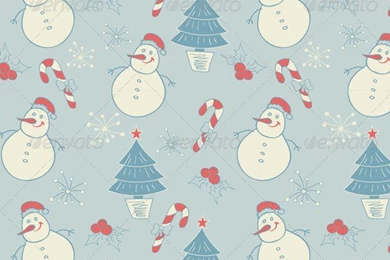Christmas/Holiday Seamless Backgrounds & Patterns