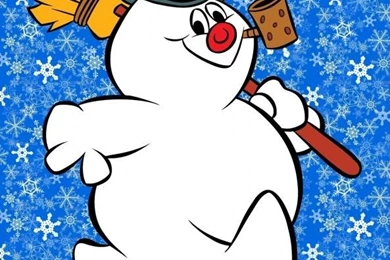 FROSTY THE SNOWMAN WALKING SNOWFLAKE BACKGROUND 593x768.jpg 593 ...