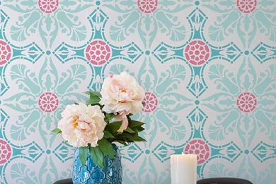 Damask Wall Stencils   Large Wall Stencils For DIY Designer ...