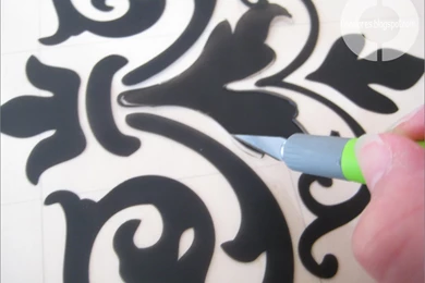 Diy Wall Stencil Patterns   Interior Decor Picture