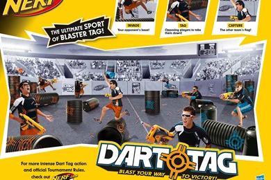 NERF DART TAG Poster