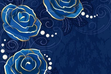 Free Blue Roses Backgrounds Vector TitanUI