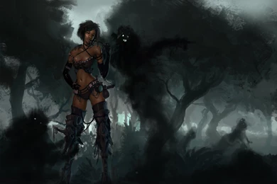 Dark Girl Computer Wallpapers, Desktop Backgrounds