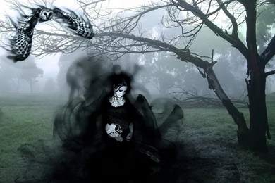 Download Wallpapers 2560x1440 Gothic, Dark, Girl Mac iMac 27 HD ...