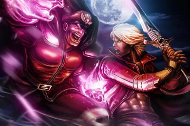 M BISON VS DANTE WALLPAPER   (