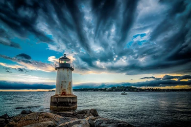 Beautiful Lighthouse Background Images   WallpaperCafe