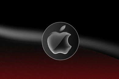 Wallpapers Logo Apple Red Black Iphone 640x960