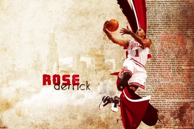 Derrick Rose 2012 Bulls NBA Basketball Wallpapers   Streetball