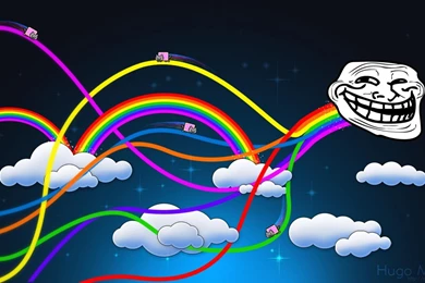 Trollface Nyan Cat Wallpapers