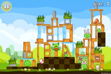 Angry Birds Seasons Easter Eggs Level 1 11 Walkthrough ...