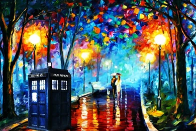 Oil Painting, Doctor, Paintings, Tardis, 1920x1080 HD Wallpapers ...