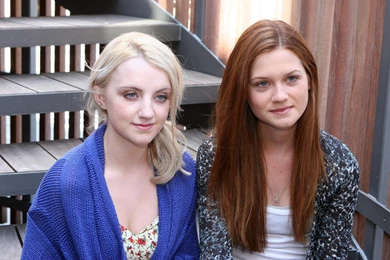 Harry Potter Luna Bonnie Wright Evanna Lynch Wallpapers   (