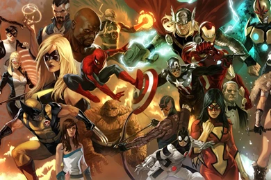 Marvel Comics Characters HD Desktop Wallpapers : Dual Monitor