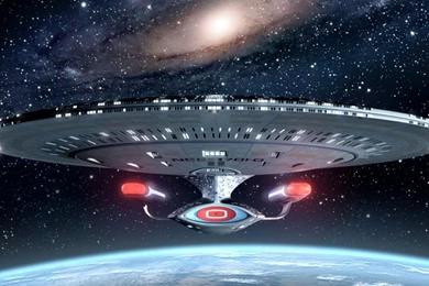 Star Trek Enterprise Uss Starships Earth Planets Galaxy Hd ...