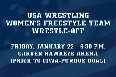 Carver Hawkeye Arena To Host USA Wrestling Women's Wrestle Off ...